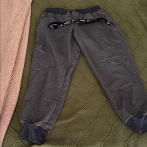 Med Couture Gray Jogger Pants